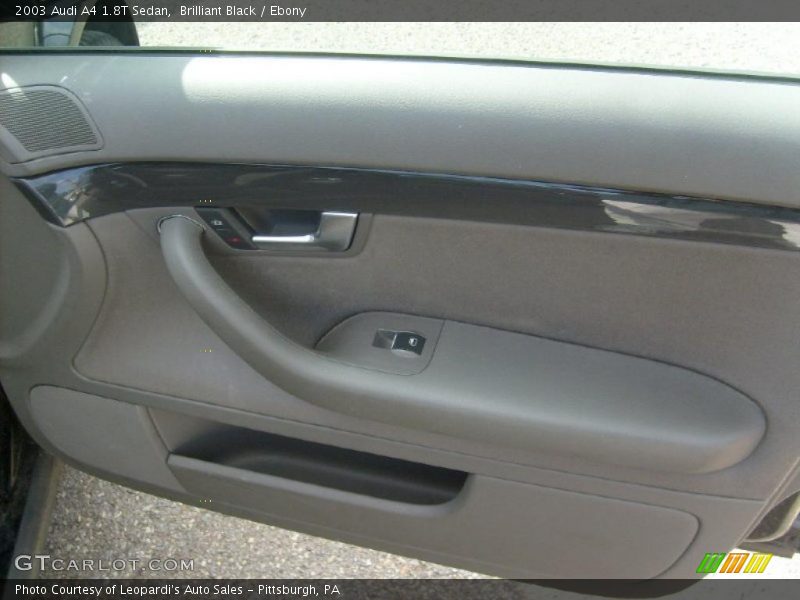 Brilliant Black / Ebony 2003 Audi A4 1.8T Sedan