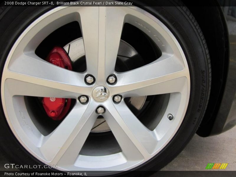 Brilliant Black Crystal Pearl / Dark Slate Gray 2008 Dodge Charger SRT-8