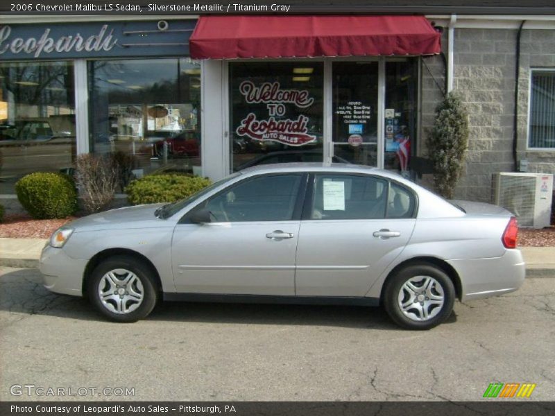 Silverstone Metallic / Titanium Gray 2006 Chevrolet Malibu LS Sedan