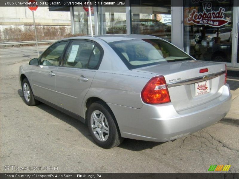 Silverstone Metallic / Titanium Gray 2006 Chevrolet Malibu LS Sedan