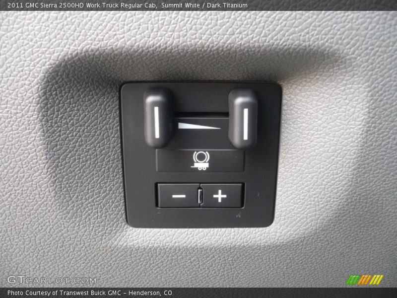 Summit White / Dark Titanium 2011 GMC Sierra 2500HD Work Truck Regular Cab