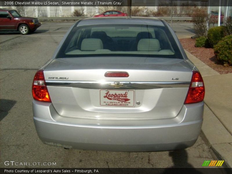 Silverstone Metallic / Titanium Gray 2006 Chevrolet Malibu LS Sedan