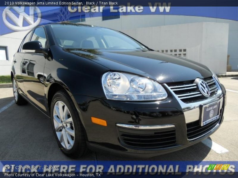 Black / Titan Black 2010 Volkswagen Jetta Limited Edition Sedan
