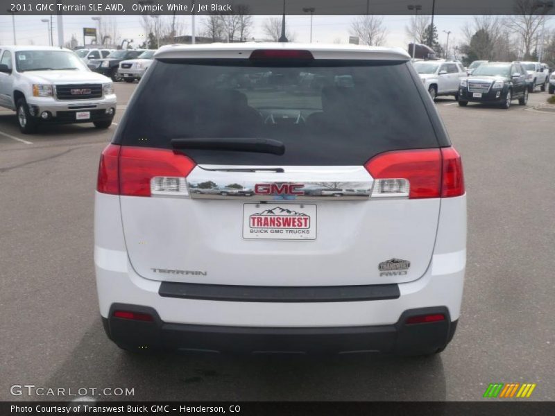 Olympic White / Jet Black 2011 GMC Terrain SLE AWD