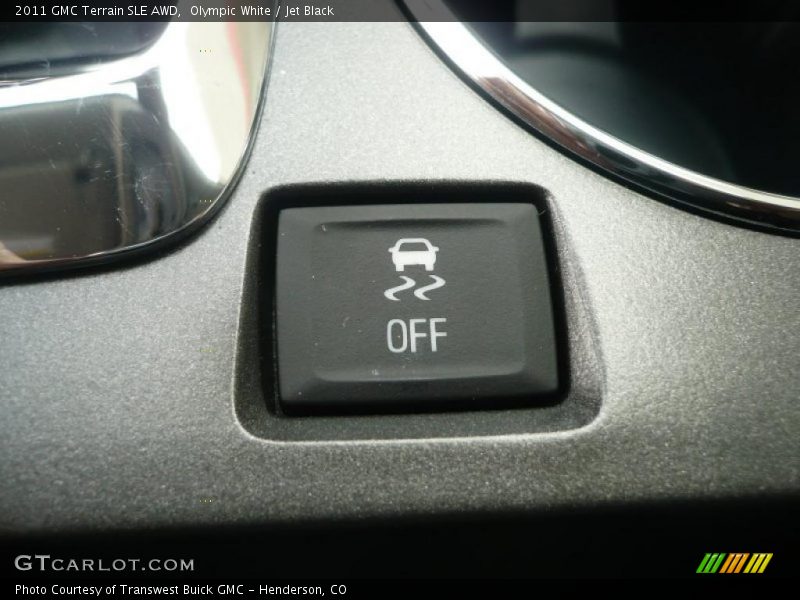Olympic White / Jet Black 2011 GMC Terrain SLE AWD