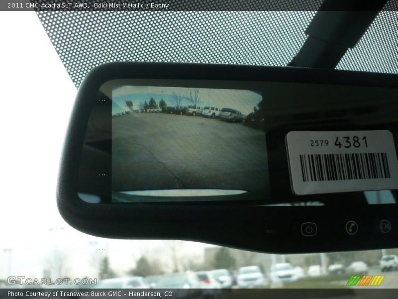 Gold Mist Metallic / Ebony 2011 GMC Acadia SLT AWD