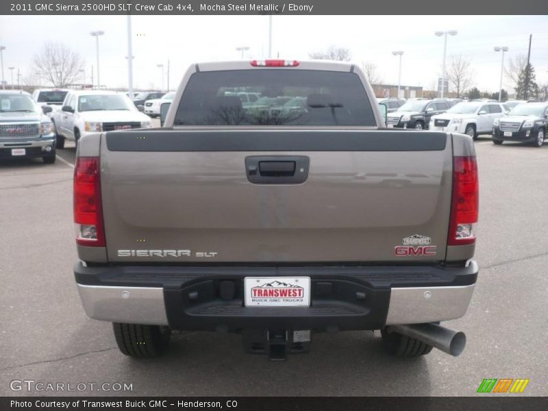 Mocha Steel Metallic / Ebony 2011 GMC Sierra 2500HD SLT Crew Cab 4x4