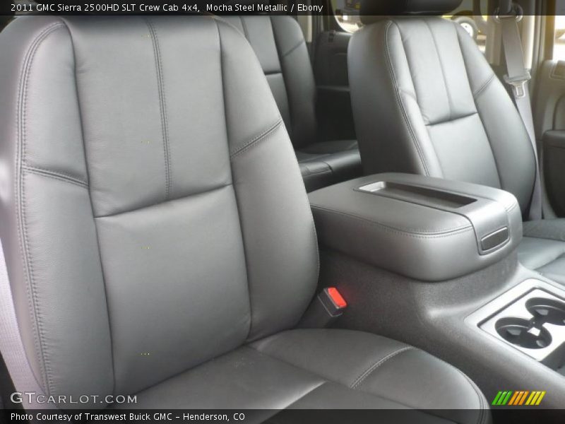 Mocha Steel Metallic / Ebony 2011 GMC Sierra 2500HD SLT Crew Cab 4x4