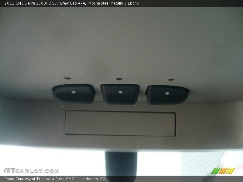 Mocha Steel Metallic / Ebony 2011 GMC Sierra 2500HD SLT Crew Cab 4x4