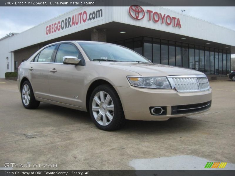 Dune Pearl Metallic / Sand 2007 Lincoln MKZ Sedan
