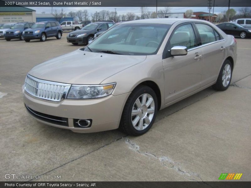 Dune Pearl Metallic / Sand 2007 Lincoln MKZ Sedan
