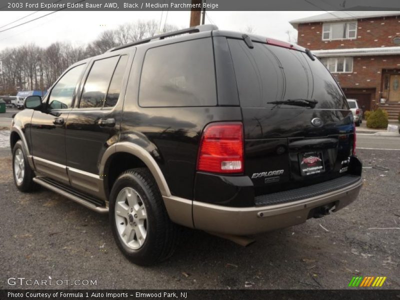 Black / Medium Parchment Beige 2003 Ford Explorer Eddie Bauer AWD