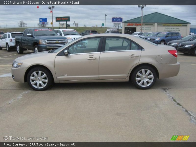 Dune Pearl Metallic / Sand 2007 Lincoln MKZ Sedan