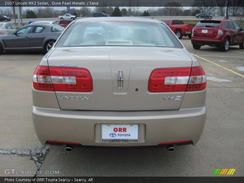 Dune Pearl Metallic / Sand 2007 Lincoln MKZ Sedan