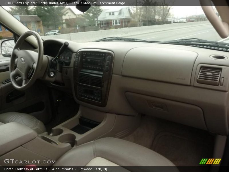 Black / Medium Parchment Beige 2003 Ford Explorer Eddie Bauer AWD