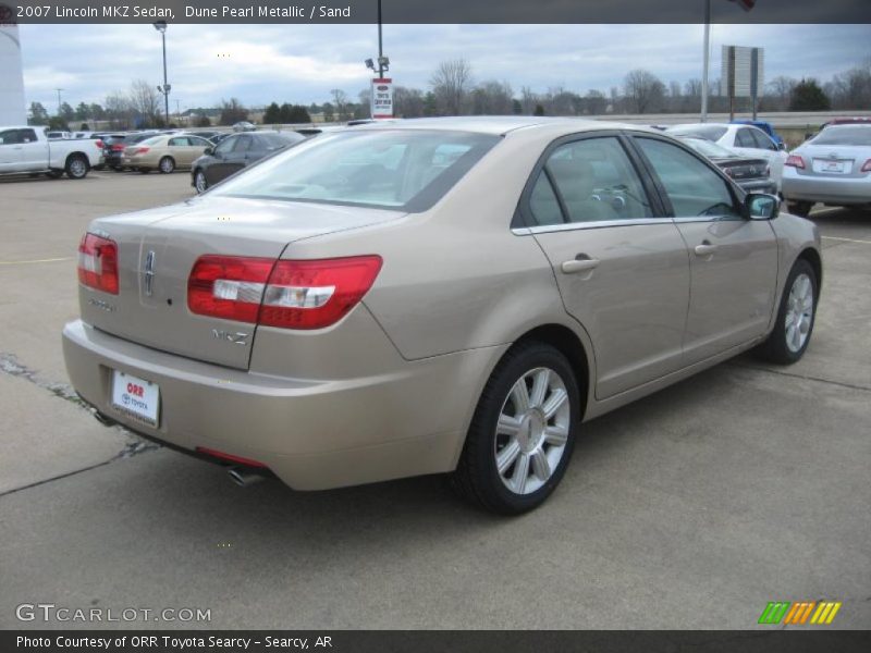 Dune Pearl Metallic / Sand 2007 Lincoln MKZ Sedan