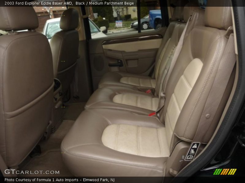 Black / Medium Parchment Beige 2003 Ford Explorer Eddie Bauer AWD