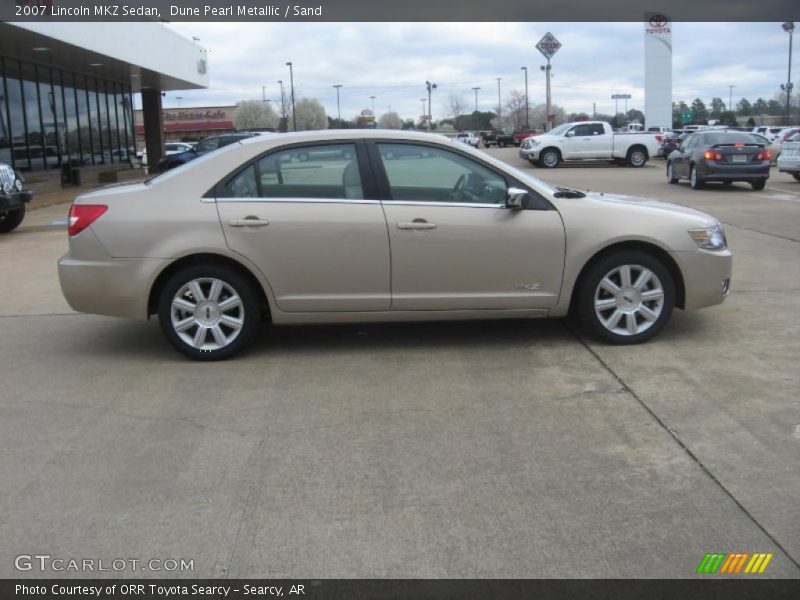 Dune Pearl Metallic / Sand 2007 Lincoln MKZ Sedan