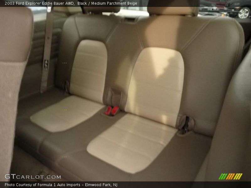 Black / Medium Parchment Beige 2003 Ford Explorer Eddie Bauer AWD