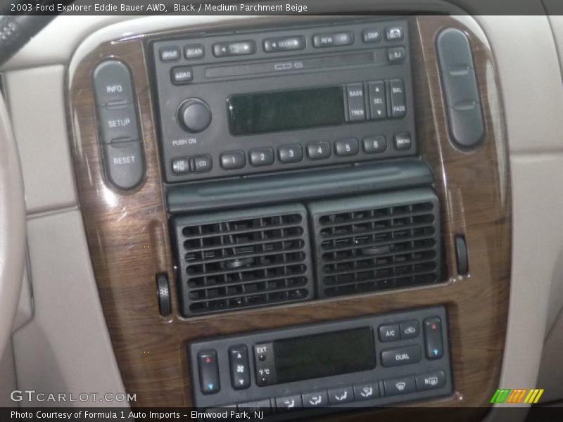 Black / Medium Parchment Beige 2003 Ford Explorer Eddie Bauer AWD