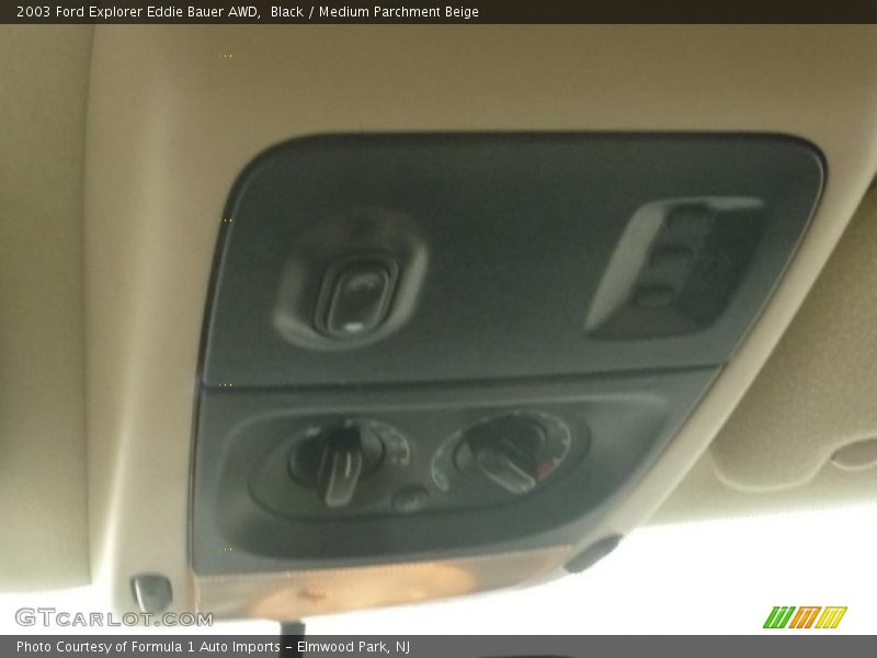 Black / Medium Parchment Beige 2003 Ford Explorer Eddie Bauer AWD