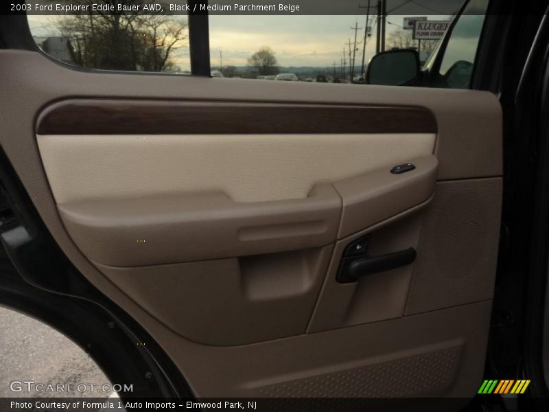 Black / Medium Parchment Beige 2003 Ford Explorer Eddie Bauer AWD