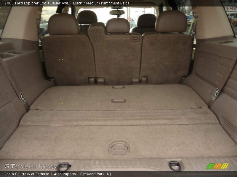 Black / Medium Parchment Beige 2003 Ford Explorer Eddie Bauer AWD
