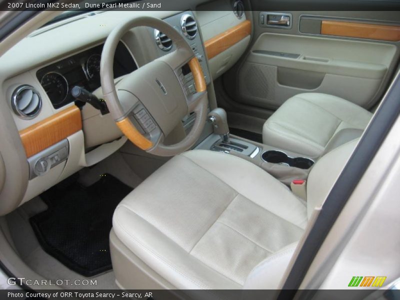 Dune Pearl Metallic / Sand 2007 Lincoln MKZ Sedan