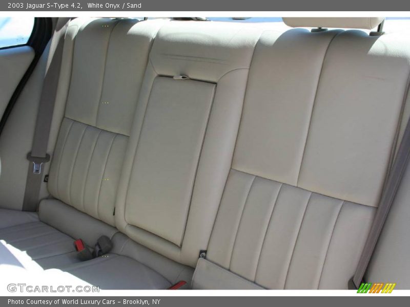 White Onyx / Sand 2003 Jaguar S-Type 4.2