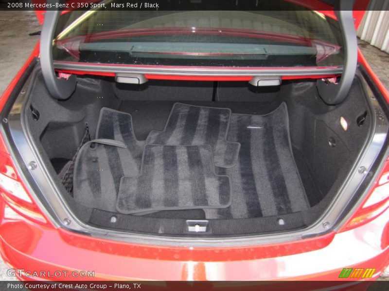 Mars Red / Black 2008 Mercedes-Benz C 350 Sport