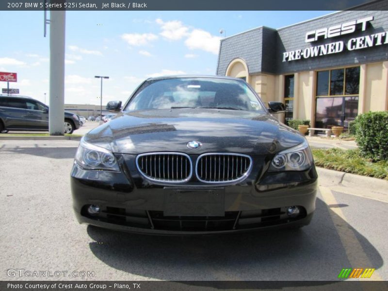 Jet Black / Black 2007 BMW 5 Series 525i Sedan