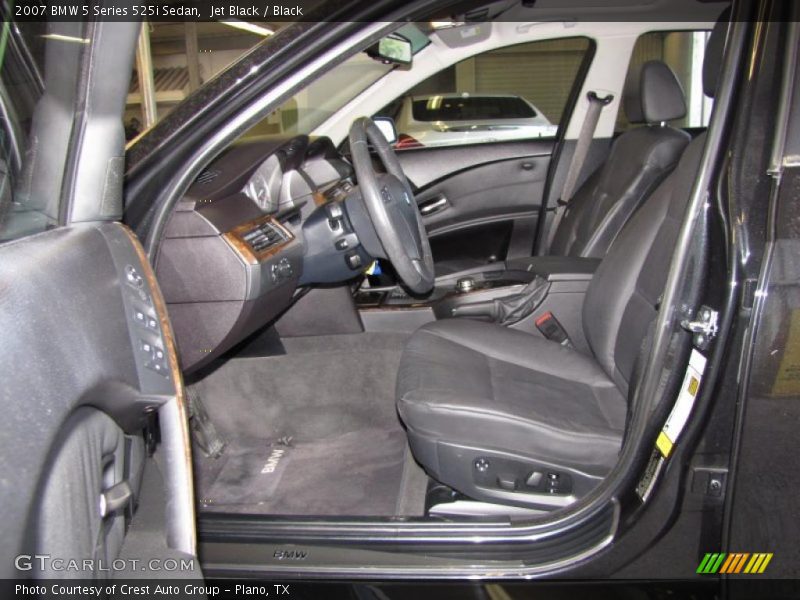 Jet Black / Black 2007 BMW 5 Series 525i Sedan