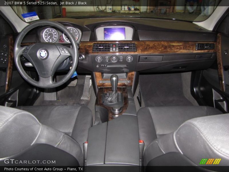 Jet Black / Black 2007 BMW 5 Series 525i Sedan