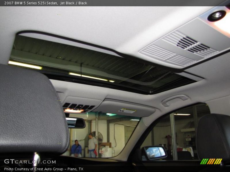 Jet Black / Black 2007 BMW 5 Series 525i Sedan