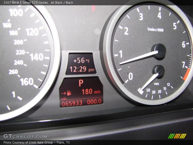 Jet Black / Black 2007 BMW 5 Series 525i Sedan
