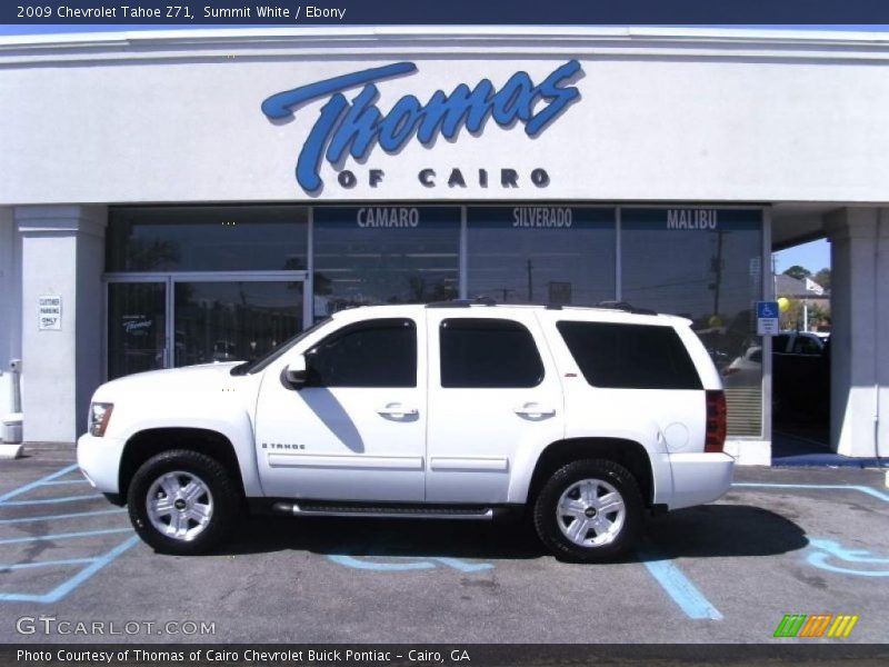 Summit White / Ebony 2009 Chevrolet Tahoe Z71