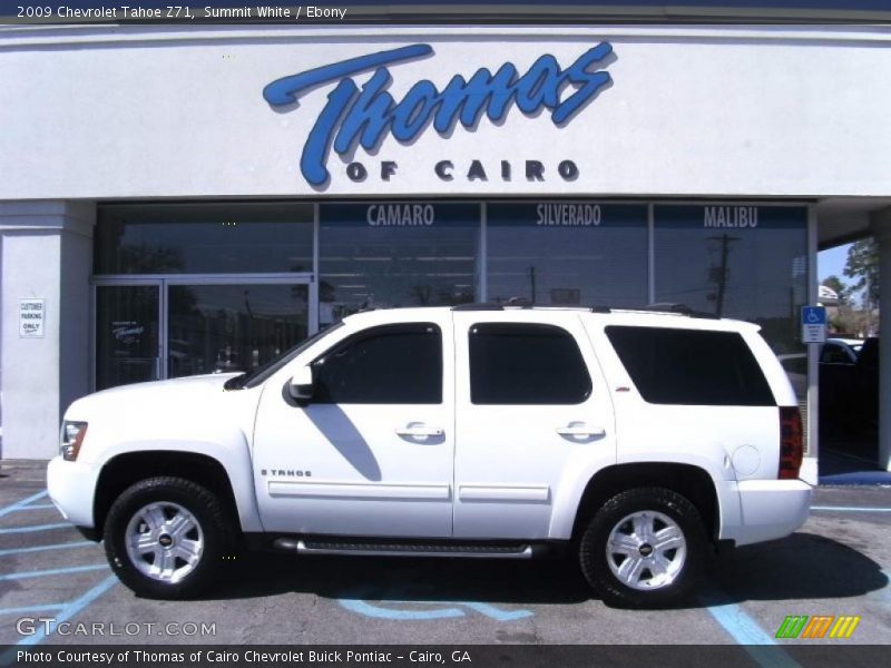 Summit White / Ebony 2009 Chevrolet Tahoe Z71