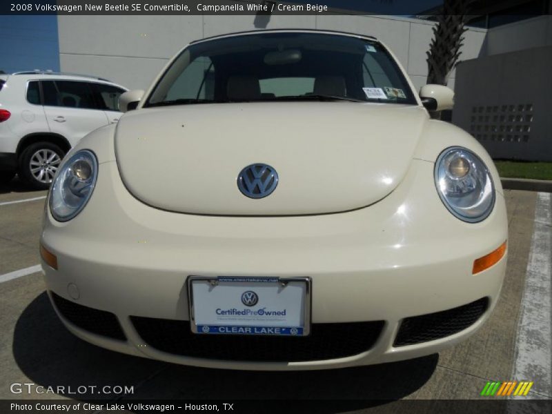 Campanella White / Cream Beige 2008 Volkswagen New Beetle SE Convertible