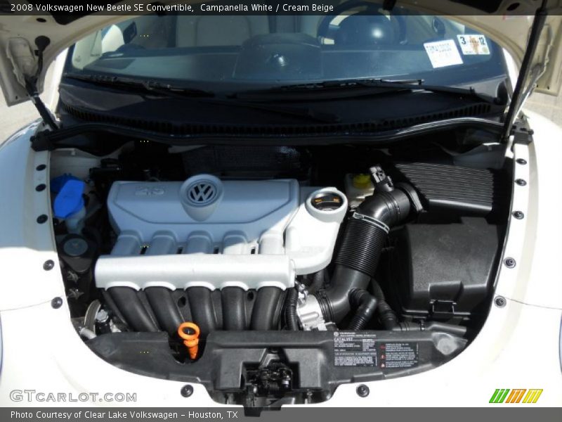 Campanella White / Cream Beige 2008 Volkswagen New Beetle SE Convertible
