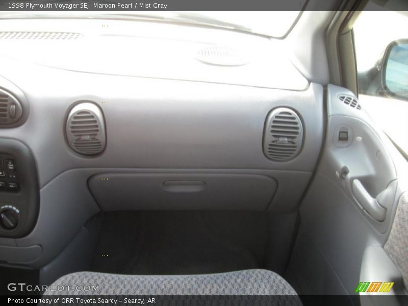 Maroon Pearl / Mist Gray 1998 Plymouth Voyager SE