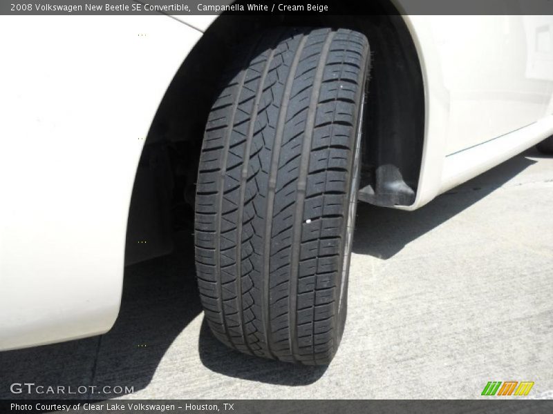 Campanella White / Cream Beige 2008 Volkswagen New Beetle SE Convertible