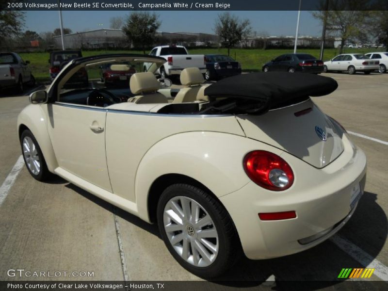 Campanella White / Cream Beige 2008 Volkswagen New Beetle SE Convertible
