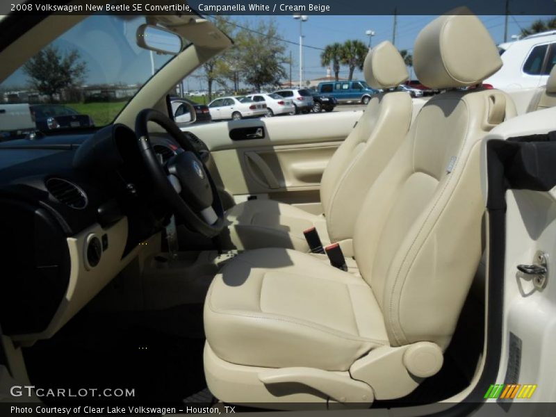 Campanella White / Cream Beige 2008 Volkswagen New Beetle SE Convertible