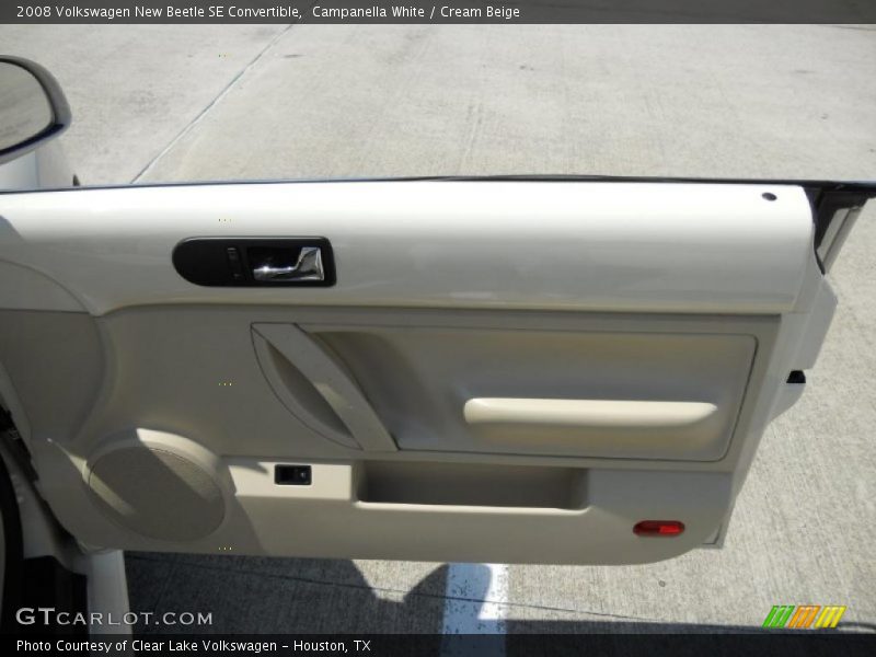 Campanella White / Cream Beige 2008 Volkswagen New Beetle SE Convertible