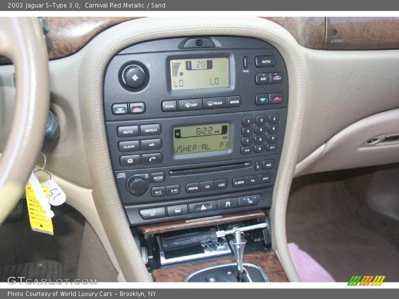 Carnival Red Metallic / Sand 2003 Jaguar S-Type 3.0