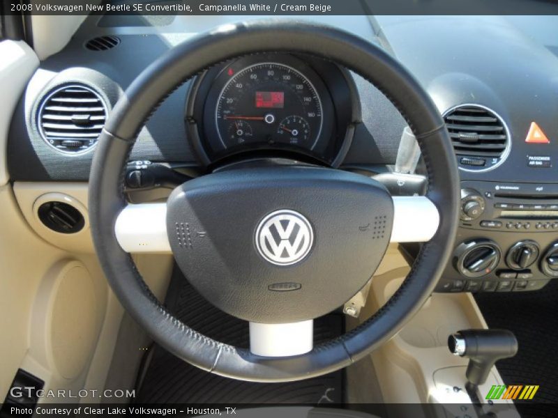Campanella White / Cream Beige 2008 Volkswagen New Beetle SE Convertible