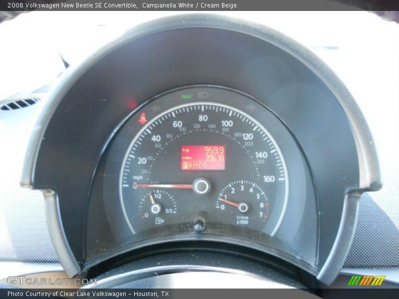 Campanella White / Cream Beige 2008 Volkswagen New Beetle SE Convertible