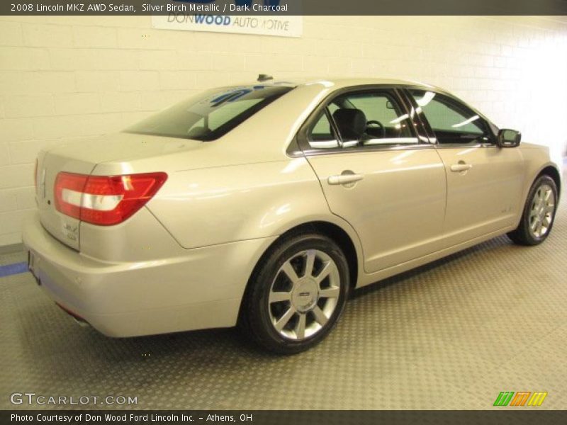Silver Birch Metallic / Dark Charcoal 2008 Lincoln MKZ AWD Sedan
