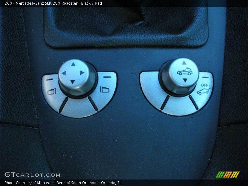 Controls of 2007 SLK 280 Roadster