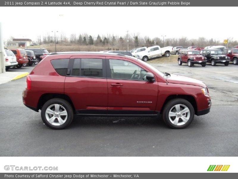  2011 Compass 2.4 Latitude 4x4 Deep Cherry Red Crystal Pearl